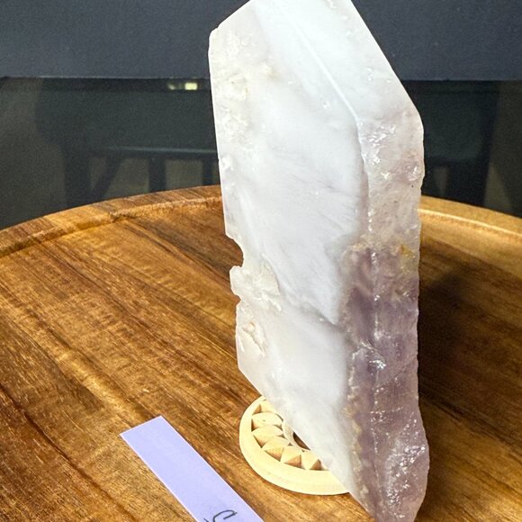 Fluorite Slab Pyrite Inclusions Feathered Display Stone Slice Natural Raw - C - Picture 7 of 16